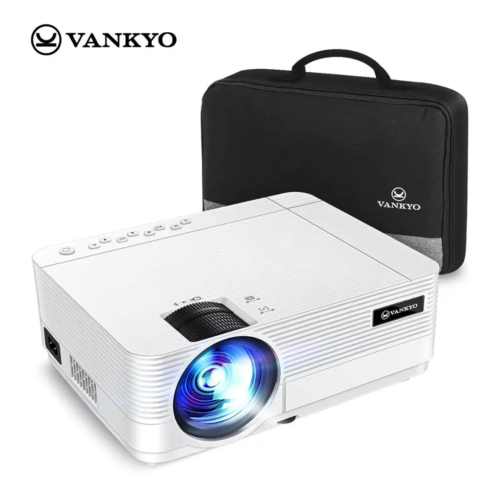 Мини проектор VANKYO D70MQ для отдыха 1080P поддержка Wi Fi синхронизация экрана смартфона