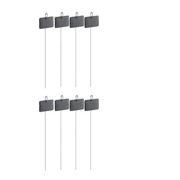 

8 PCS Slate Plant Labels,Plant Tags with Rod,for Garden Plant Pot /Planter/Vegetable Label Tag,for Garden Farm Plaques