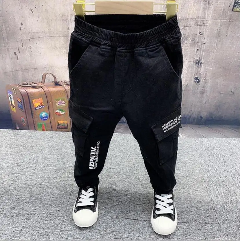 Зимние Комплекты для мальчиков Дети для маленьких мальчиков с длинными рукавами, толстовки с капюшоном+ Плюшевые Штаны 2 шт./компл. для маленьких мальчиков Одежда для детей комплекты 2-6years