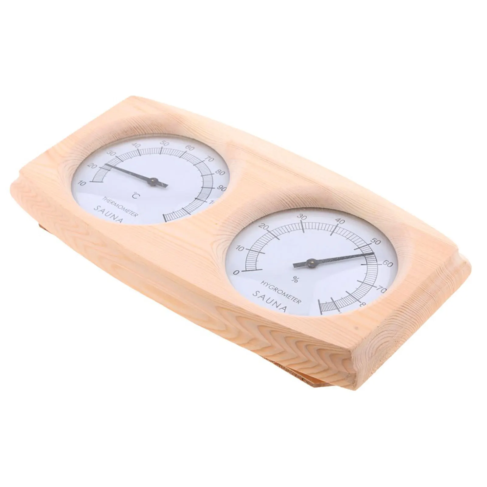 Sauna Thermometer Hygrometer Premium Wooden Sauna Accessories 100 Pine