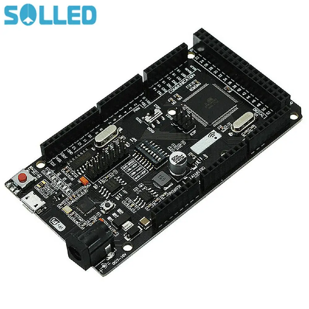 Модуль памяти Mounchain Mega + WiFi R3 ATmega2560 ESP8266 32 Мб USB TTL CH340G|Детали и аксессуары для