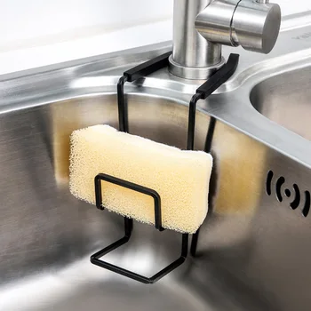 

Iron Drain Rack Double-Design Storage Rack Shelf Open Hanging Drain Basket Multi Function Holder