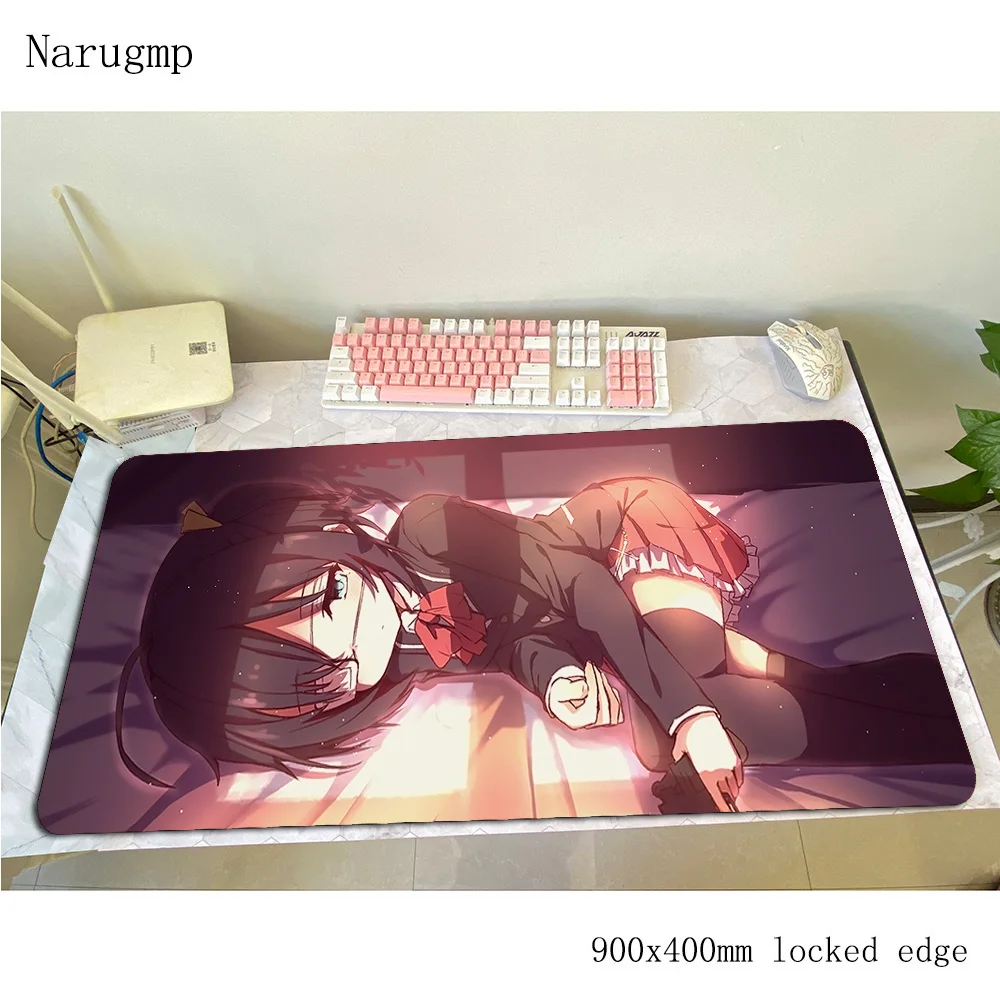 Chuunibyou Demo Koi Ga Shitai Padmouse Accessory 900x400x4mm Mouse Pad Gaming Enterprise Mats