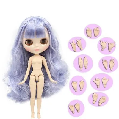 Ледяная фабрика Blyth кукла 30 см 1/6 BJD кукла 19 Объединенный корпус белая кожа девушки подарок 9 пар руки AB как подарки девушки игрушки для детей - Цвет: white skin 9x2 hands