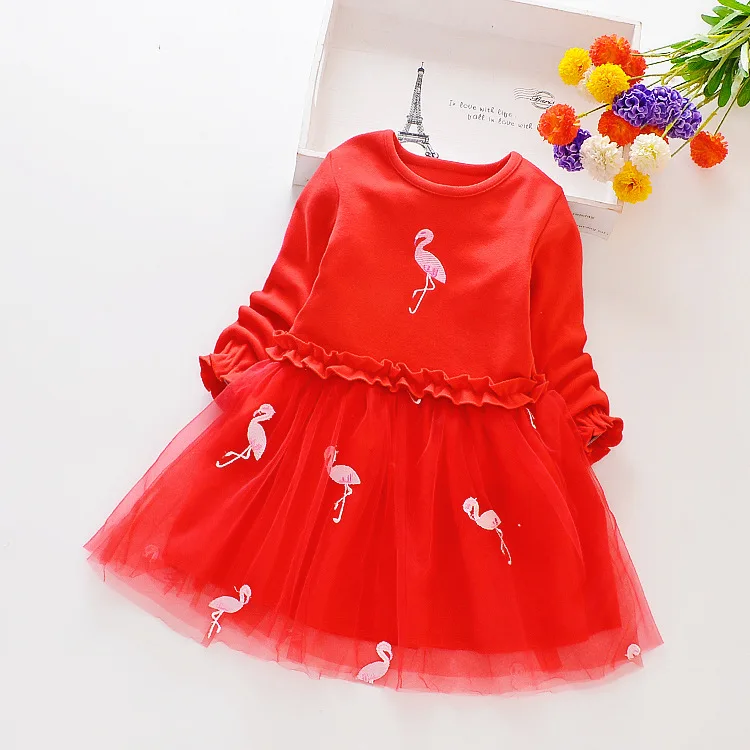GD02 Red Модное вязаное зимнее платье для маленьких девочек клетчатое пальто с длинными рукавами костюм принцессы для девочек; костюмы; детское платье принцессы - Цвет: GD02 Red