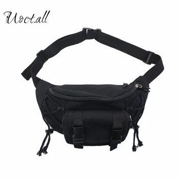 

New Dark Tooling Chest Bag Female Street Function Messenger Bag Harajuku Student Korean Version Wild Canvas Belt Bag Male