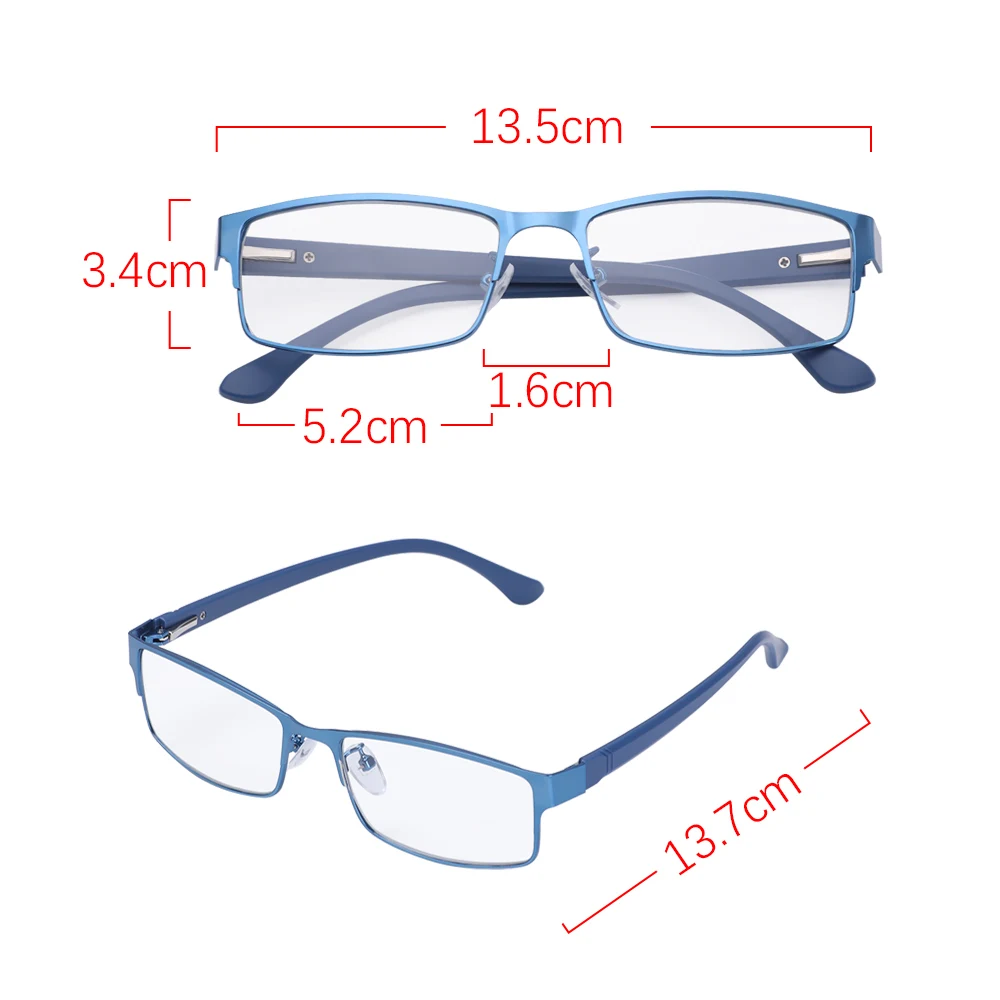 Мужские очки для чтения из титанового сплава Сверхлегкая рама Смола очки дальнозоркость Пресбиопия Рецептурные очки+ 1,00~+ 4,0