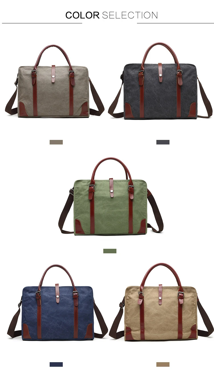 Messenger Laptop Bag Briefcase Bag 15.6 Inch Laptop Messenger Bag Business Office Computer Briefcase For Men Vintage