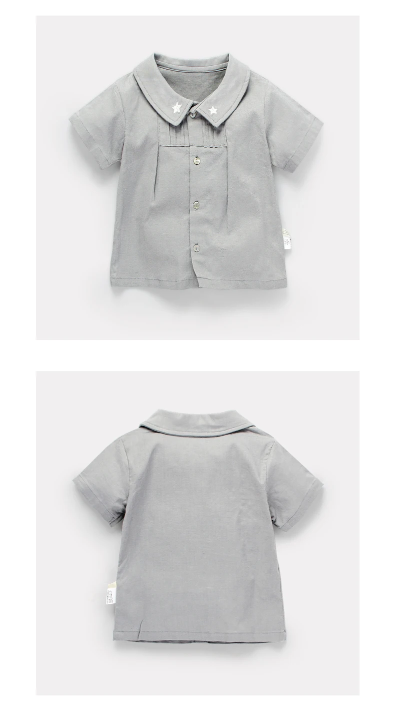 Dinstry/Новинка; летняя рубашка с короткими рукавами для маленьких мальчиков и девочек; одежда для малышей; рубашка с рисунком пентаграммы