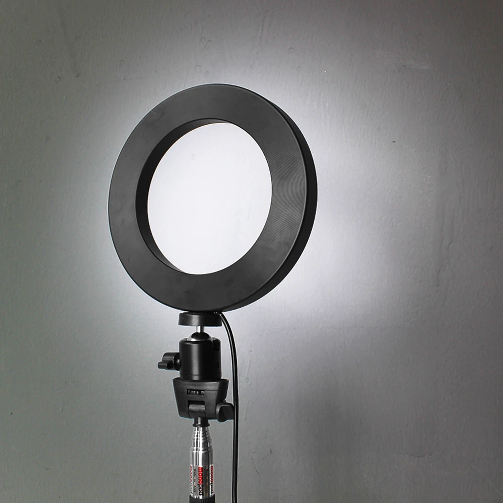 5-in-1 Portable Fill Light Phone Photography LED Ring Light Tripod Selfie Stick Phone Clip Shutter Remote Control Set14.5cm