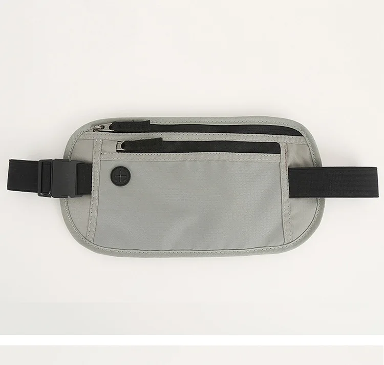 Защита от кражи RFID карточка сумка излучения, кошелек с функцией Спорт на открытом воздухе обтягивающий мульти-функциональный Холст поясная сумка чехол для мобильного