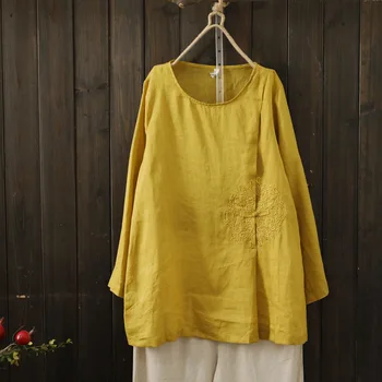 

2020 Early Autumn New Style Literature and Art Vintage Fresh Sweet Fashion Shirt