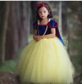 

News Top quality Kids Girl princess sofia dress for baby girls snow White Cosplay Costume children Carnival party tutu dresses R