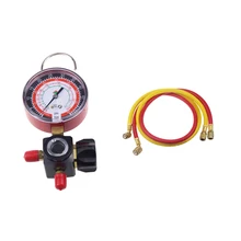 Hvac 1-way манометр HS-470A-R410 одиночный манометр для R410 с 2 шт шланг высокого давления Фтор жидкостный манометр головка