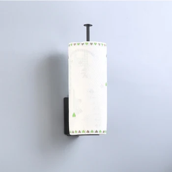 

Stainless Steel Cabinet Storage Shelf Paper Holder Vertical Horizontal Kitchen Towel Rack Wall Mounted Kitchen Towel Rack