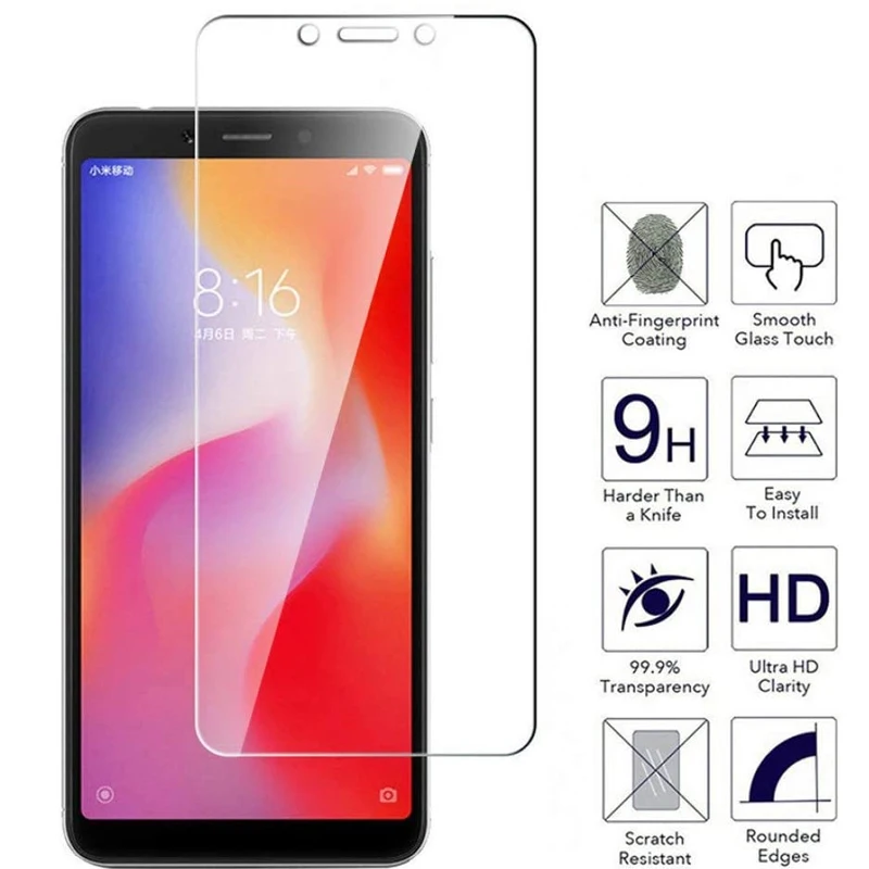 

999D Protective Glass For Xiaomi Redmi 5 Plus 5A Go 6 6A S2 7A Tempered Screen Protector Redmi Note 5 5A 6 Pro K20 K30 Glas Film