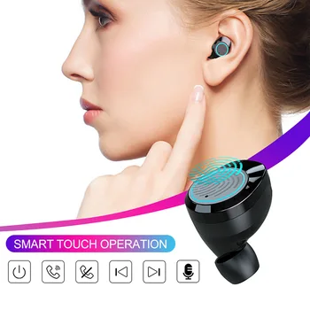 

Bluetooth 5.0 Earphones Waterproof Wireless Sports Earbuds with 3000mAh Charge Box AS99