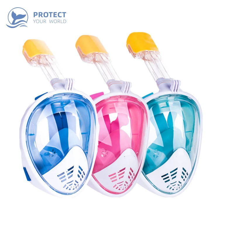 

2019 mask underwater swimming mask Anti-fog HD full dry diving mask snorkel diving mask mask dive diving face mask