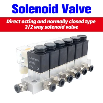 12V 24V 220V Volt Pneumatic Electric Solenoid Valve 2 way Normally Closed Air Magnetic Valve Cartridge solenoid valve micro valve 6v solenoid valve 12v two position three way solenoid valve 24v solenoid valve three way valve