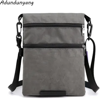 

Women's Mini Shoulder Bag Fashion Handbag Messenger Vintage Lightweight canvas Purse Solid Zipper Waterproof Flap Crossbody Bag