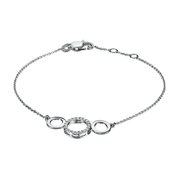 

White gold bracelet with diamonds e0901br08165100