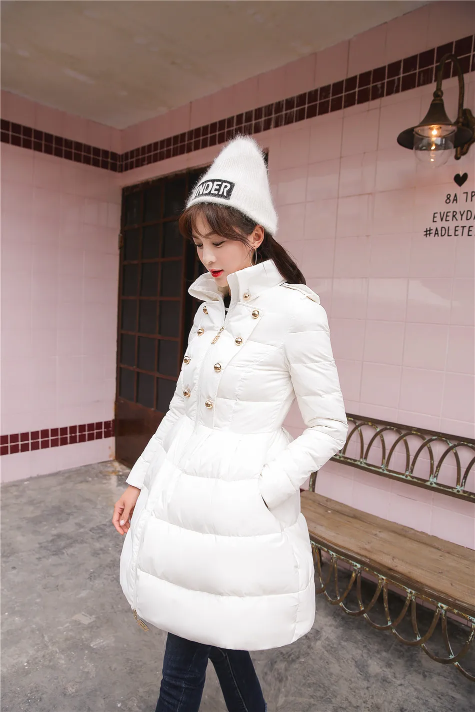 

White Duck Down Jacket Women Winter Coat Puffer Light Jacket Slim Korean Down Jackets 2020 Doudoune Femme Hiver KJ2672