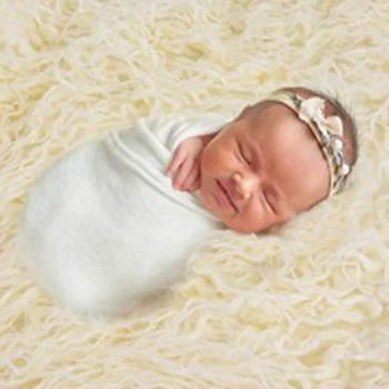 

Baby Photo Props Soft Wraps DIY Blanket Outfits Newborn Wraps Photography Mat for Baby Boys and Girls