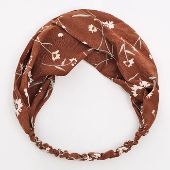 Ladies Hair Bands Girl Woman Headband Sport Makeup Turban Elastic Designer Made Of Summer for Bandanas Fashion Accessories 2021 6