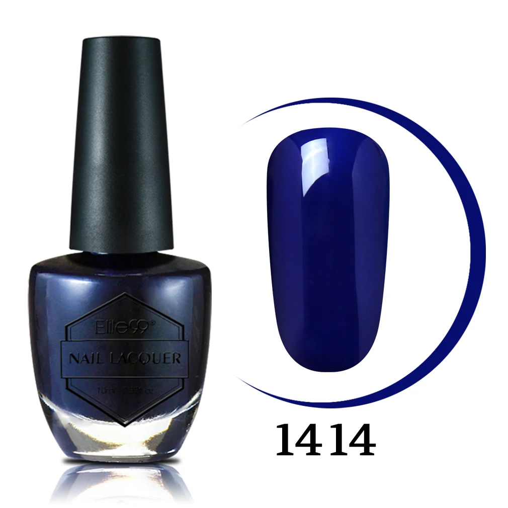 Elite99 10 мл Лак для ногтей лак для ногтей Гель-лак Vernis Nail Art долговечный впитывающий светодиодный аппарат великолепный маникюр гибридные Лаки - Цвет: 1414