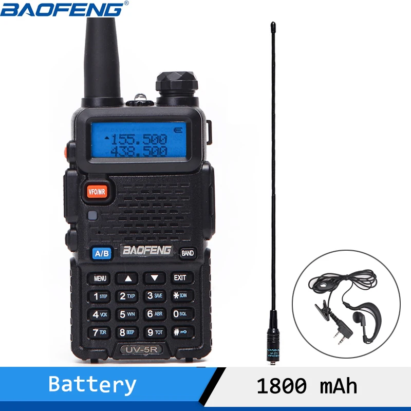 Профессиональная рация UV-5R приемопередатчик 5 Вт портативная для охоты