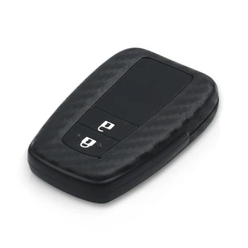 Cover chiave telecomando per Toyota CHR C-HR 2017 2018 Prius - KEYYOU 2 caso chiave dell automobile del Silicone del bottone per Toyota CHR C HR