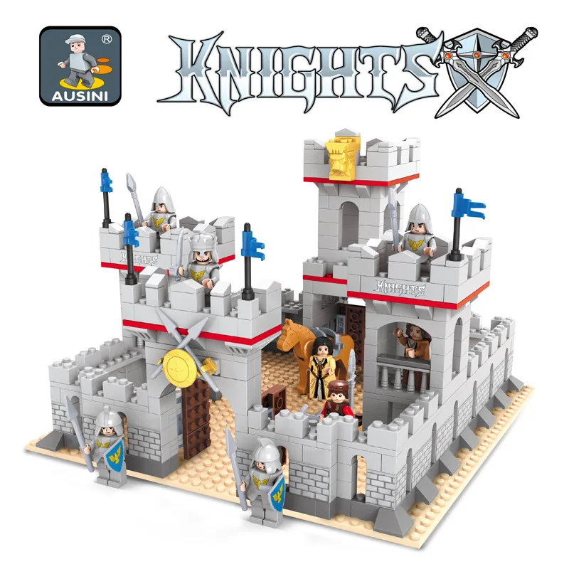 

AUSINI 27906 Building Gate Guard Castle Assembled Toys