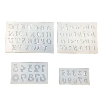 

Handmade Alphabet Letter Number Pendant Message Resin Mold Epoxy Resin Mold Jewelry Making Tools