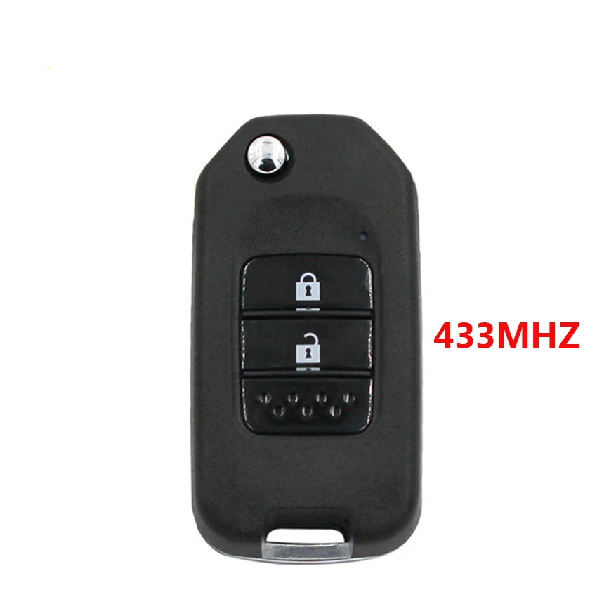 2 кнопки 433 МГц обновленный дистанционный ключ для Honda FIT XRV CITY GREIZ с электронным