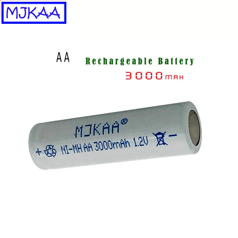MJKAA 8 шт AA 1,2 V Ni-MH 3000mAh аккумуляторная батарея+ 8 шт AAA 2000mAh 1,2 V перезаряжаемые батареи