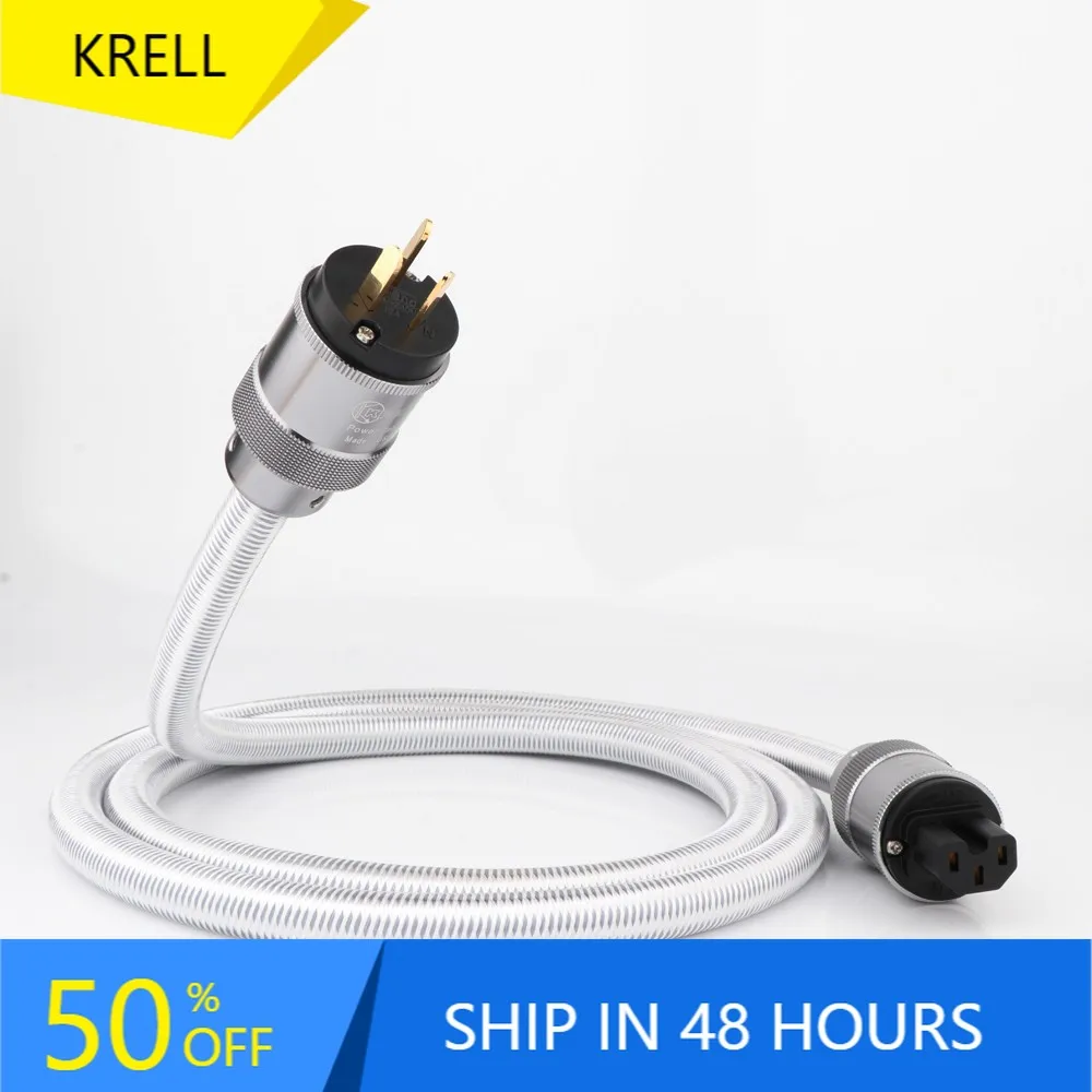 Высококачественный Кабель питания krella из чистой меди CRYO-156 кабель Hi-Fi AU