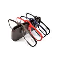 SOS карты типа Пресбиопия ультра светильник зажим для носа для мужчин и женщин портативный не зеркальные ноги Малый импортные товары Кошелек Очки