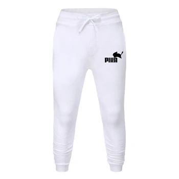 

Black rabbit Boar Men's Cotton Pants Male Bound Feet Motion Leisure Trousers Active Elastic Hip Hop Slim Joggers Sweatpants