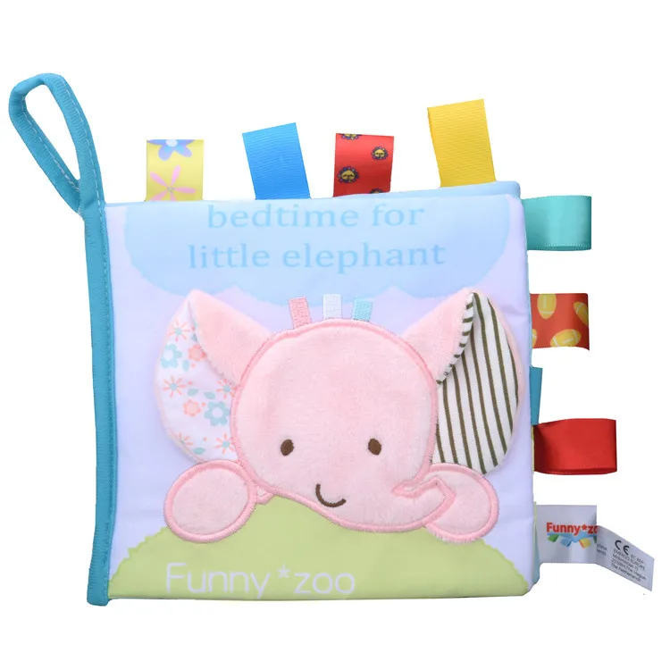 

1 pcs Baby Story Book Soft Cloth Book Educational Toy Baby Mobiles Cot Mobile Babe Toys bibi Sounder Tear Not Bad Cloth Book