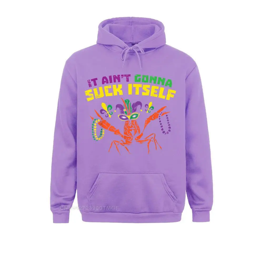 It Aint Gonna Suck Itself Crawfish Funny Mardi Gras Gift T-Shirt__18923 Women Newest Hoodies Summer Fall Sweatshirts Simple Style Long Sleeve Clothes It Aint Gonna Suck Itself Crawfish Funny Mardi Gras Gift T-Shirt__18923purple