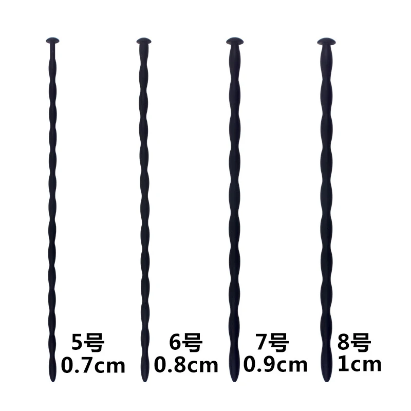 Urethral Catheter Penis Dilator Sound Horse Eye Penis Plug Silicone Catheter Sounding Men Masturbation Sex Toys Urethral Inserts