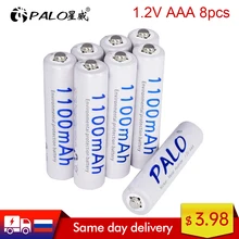 PALO 2-24 szt. Akumulator AAA 1.2 V 1100mAh 3A ni-mh ni mh nimh 1.2 V oryginalne akumulatory o dużej pojemności
