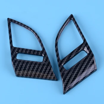 

beler 2Pcs Carbon Fiber Black Style Air Outlet Adjust Button Cover Trim Fit for Cadillac ATS 2014 2015 2016 2017 2018