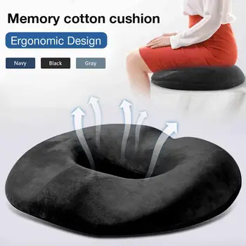 

Buttocks Cushion Rebound Memory Cotton Diaper Hip Pad Anti-decubitus Seat Cushion Dual Comfort Lift Hips Up Car Seat Cushion