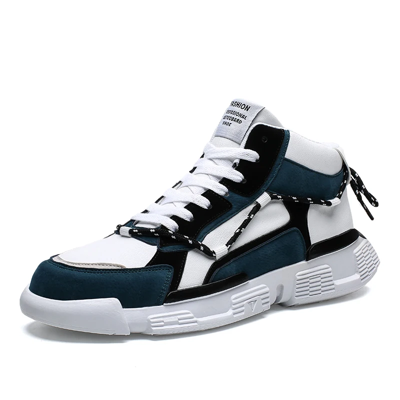 Дышащая мужская повседневная обувь Новые кроссовки спортивные мужские Tenis Hombre Krasovki на шнуровке легкая обувь мужские zapatillas hombre Deportiva - Color: Blue