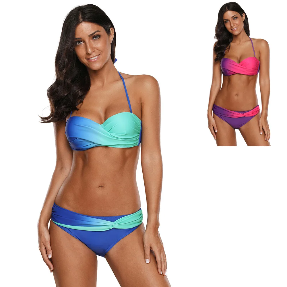 

Sexy Bikini Set Summer Swimwear Women Push Up Swimsuit Bathing Suit Two Piece 410623