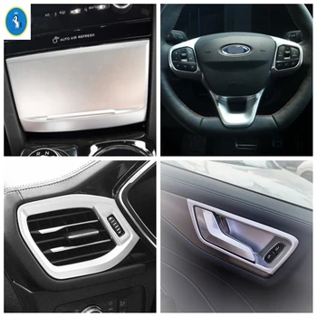 

Yimaautotrims For Ford Escape / Kuga 2020 Matte Inner Door Handle Bowl Frame / Cigarette Lighter USB Decoration Panel Cover Trim