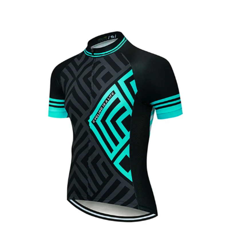 cycling jersey 2 Велосипедная майка Pro Team Мужская летняя одежда для велоспорта дышащий комплект с коротким рукавом для велоспорта MTB комбинезон Ropa Ciclismo maillot - Цвет: cycling jersey 2