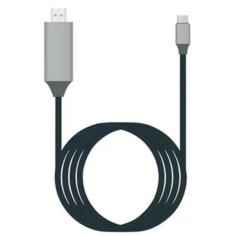 USB 3,1 к HDMI 4K Кабель-адаптер 2M type C к HDMI кабель для MacBook samsung Galaxy S9/S8/Note 9 huawei USB-C HDMI