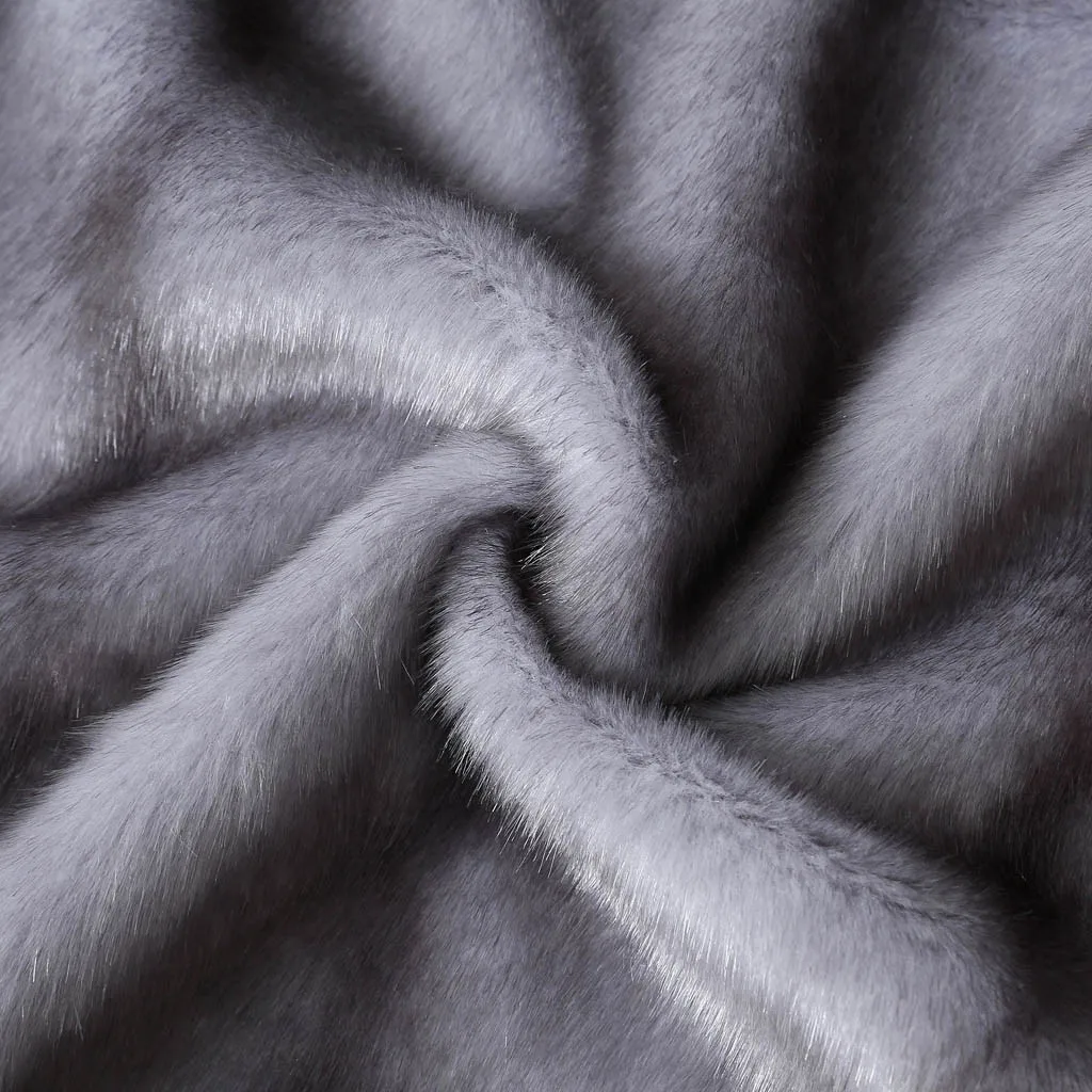Страусиная зимняя женская Высококачественная шуба из искусственного меха, длинное меховое пальто, Свободное пальто с отворотом, толстое теплое Женское пальто большого размера N30